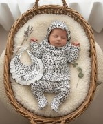 MK0021 100 PAMUK LEOPAR HASTANE ÇIKIŞ SETİ Gül