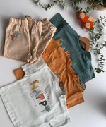MK0037 100 Pamuk Happy Takım Turuncu