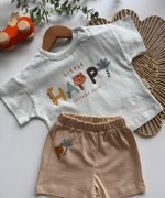 MK0037 100 Pamuk Happy Takım Su Yeşili