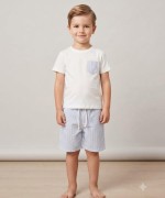 MK0039 SU YOLU İKİLİ TAKIM Bebe Mavisi