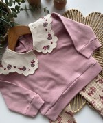 MK0047 Bebe Yaka Rose Takım Lila
