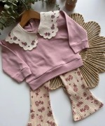 MK0047 Bebe Yaka Rose Takım Lila