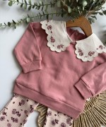 MK0047 Bebe Yaka Rose Takım Gül