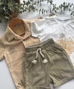 MK0048 Keten 3 lü  Karavan Takım Haki