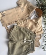 MK0048 Keten 3 lü  Karavan Takım Haki