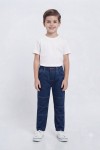 MK0054 Çift Çepli Beli Lastikli Pantalon Mavi