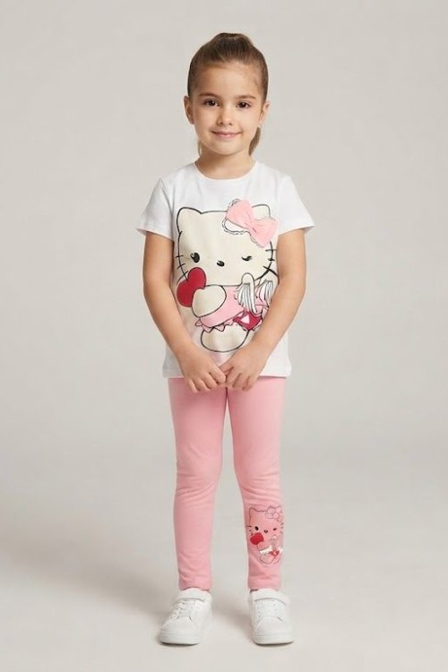MK0070 Hello Kitty İkili Takım Pembe