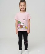 MK0071 Hayvanat Bahçesi İkili Takım Açık Pembe Açık Pembe