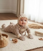 MK0072 Leopar Konsept Dantelli 3 Lü Set Leopar