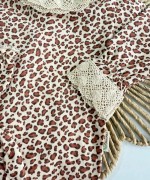 MK0072 Leopar Konsept Dantelli 3 Lü Set Leopar