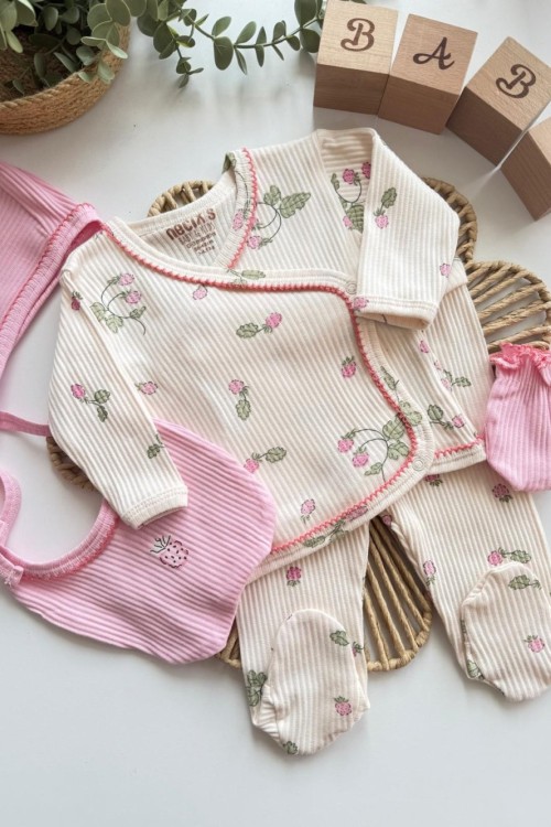 MK0092 Ahududu 5 li Set Pembe