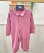 MK0088 Ayıcık Nakışlı Tulum Fuşya