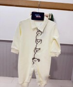 MK0088 Ayıcık Nakışlı Tulum Ekru