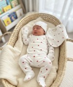 MK0122 %100 Pamuk 5’li Yenidoğan Set Kırmızı