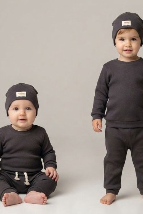 MK0124 Kaşkorse 3 lü Set  Antrasit