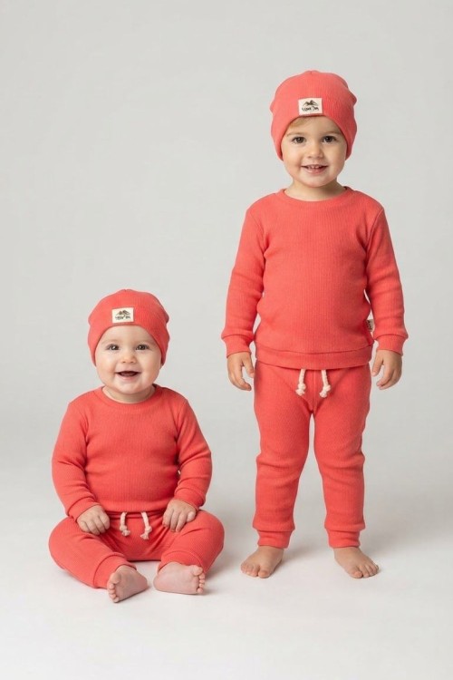MK0124 Kaşkorse 3 lü Set  Somon