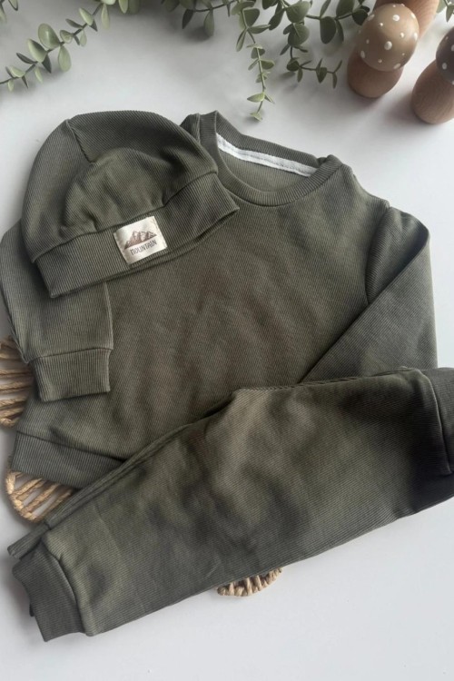 MK0124 Kaşkorse 3 lü Set  Haki