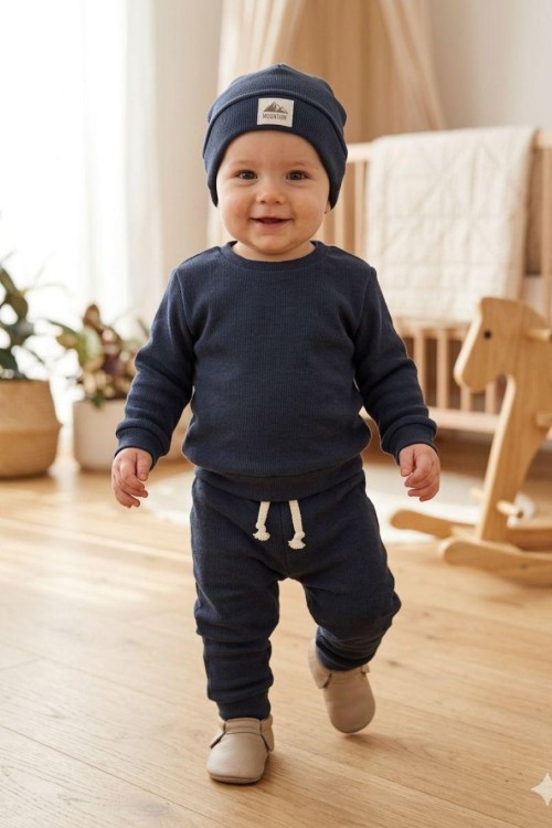 MK0124 Kaşkorse 3 lü Set  Lacivert