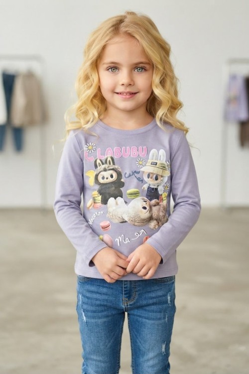 MK00144 Labubu 4 lü Koyu mor Mor