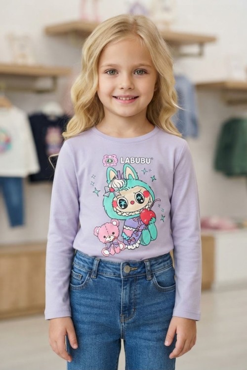 MK00144 Labubu şeker lila Lila