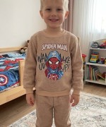 MK00149 Spıder Man İkili Takım Krem
