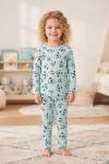 MK00150 Pandalı Pijama Takımı Turkuaz