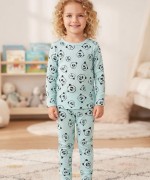 MK00150 Pandalı Pijama Takımı Turkuaz