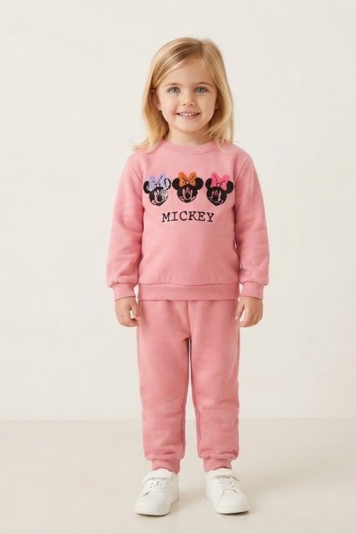MK00157 Mickey Takım Pembe