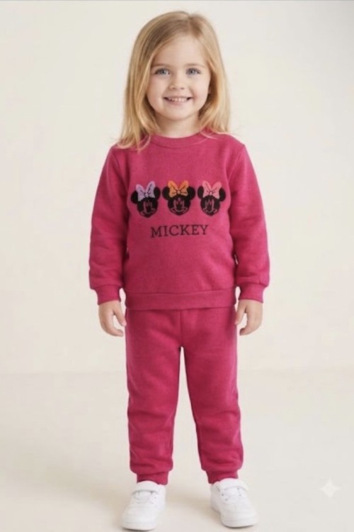 MK00157 Mickey Takım Pembe