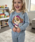 MK00161 Pati İkili Takım Açık Mavi
