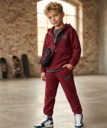 MK00162 Unısex Polarlı Takım bordo Bordo