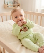 MK00163 Zürafa Pijama Takımı  Yeşil