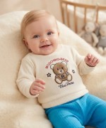 MK00163 Cool Bear Pijama Takımı Mavi Mavi