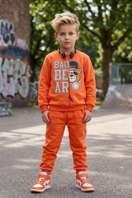 MK00167 Bad Bear Eşofman Takımı turuncu Turuncu