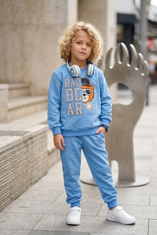 MK00167 Bad Bear Eşofman Takımı Mavi Mavi