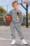 MK00167 Bad Bear Eşofman Takımı Koyu Gri Gri